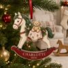 Picture of Personalized Rocking Horse Christmas Ornament, Custom Baby Acrylic Ornament, Nursery Keepsake Gift, First Christmas Memory Decor 2026