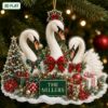 Picture of Personalized Swan Family Christmas Ornament, Custom White Swan Acrylic Ornament, Swan Lover Gift, Bird Wildlife Keepsake, Holiday Decor 2026
