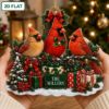 Picture of Personalized Cardinal Christmas Ornament, Custom Northern Cardinal Acrylic Ornament, Bird Lover Gift, Wildlife Keepsake, Holiday Decor 2026