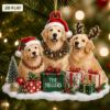 Picture of Personalized Golden Retriever Christmas Ornament, Custom Dog Family Ornament, Golden Retriever Lover Gift, Pet Memory Holiday Keepsake Decor