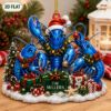 Picture of Personalized Lobster Christmas Ornament, Custom Blue Lobster Family Ornament, Coastal Ocean Lover Gift, Seafood Christmas Holiday Keepsake