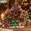 Picture of Personalized Bison Christmas Ornament, Custom American Buffalo Family Ornament, Wildlife Lover Gift, Rustic Christmas Holiday Keepsake Decor