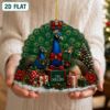 Picture of Personalized Peacock Christmas Ornament, Custom Peacock Family Keepsake, Peacock Lover Gift, Nature Christmas Tree Gift Peacock Family Gift