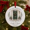 Picture of Personalized Home Christmas Ornament, Behind This Door Keepsake, Custom Address Ornament, First Home Gift, Christmas Tree Decor