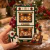 Picture of Personalized Baking Oven Acrylic Ornament 2026, Custom Name Double Oven Christmas Keepsake, Baker Gift, Home Baker Kitchen Holiday Decor