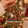 Picture of Personalized Book Lover Christmas Ornament 2026, Custom Name Bookish Keepsake, Gift for Reader, Bookworm Gift, Christmas Gift for Her