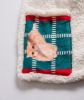 Picture of Personalized Christmas Hooded Blanket, Custom Name Gingerbread Blanket, Kids Adult Sherpa Blanket, Cozy Christmas Gift Blanket Wearable