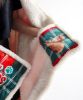 Picture of Personalized Christmas Wearable Blanket, Custom Name Gingerbread Hooded Blanket, Pink Sherpa Blanket, Christmas Gift for Kids & Adults