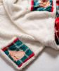 Picture of Personalized Christmas Wearable Blanket, Custom Name Gingerbread Hooded Blanket, Pink Sherpa Blanket, Christmas Gift for Kids & Adults