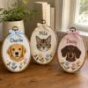 Picture of Personalized Pet Embroidery Hoop, Custom Dog or Cat Portrait, Pet Name Wall Art, Dog Mom Gift, Cat Mom Gift, Pet Lover Keepsake Home Decor