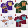 Picture of Personalized Halloween Baseball Jersey, Custom Name Number Spooky Sluggers Shirt, Unisex Button Up Jersey, Baseball Player Gift Halloween