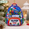 Picture of Personalized Backpack Christmas Ornament, Custom Name Kindergarten Keepsake, 2026 School Ornament, Train Gift for Kids, Boy Christmas Gift
