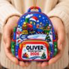Picture of Personalized Backpack Christmas Ornament, Custom Name Kindergarten Keepsake, 2026 School Ornament, Train Gift for Kids, Boy Christmas Gift