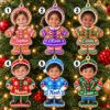 Picture of Personalized Photo Christmas Ornament 2026, Custom Face Gingerbread Ornament, Kids Name Ornament, Family Christmas Gift, Holiday Keepsake