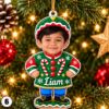 Picture of Personalized Photo Christmas Ornament 2026, Custom Face Gingerbread Ornament, Kids Name Ornament, Family Christmas Gift, Holiday Keepsake