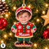 Picture of Personalized Photo Christmas Ornament 2026, Custom Face Gingerbread Ornament, Kids Name Ornament, Family Christmas Gift, Holiday Keepsake