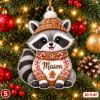 Picture of Personalized Woodland Animal Christmas Ornament 2026, Custom Name Animal Ornament, Kids Christmas Gift, Fox Bunny Bear Deer Raccoon Owl