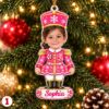Picture of Personalized Nutcracker Christmas Ornament 2026, Custom Photo Face & Name Ornament, Kids Holiday Keepsake, Christmas Gift for Kids Christmas