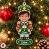 Picture of Personalized Nutcracker Christmas Ornament 2026, Custom Photo Face & Name Ornament, Kids Holiday Keepsake, Christmas Gift for Kids Christmas