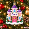 Picture of Personalized Kids Christmas Ornament 2026, Custom Name Ornament, Unicorn Ballerina Dinosaur Train Rocket, Christmas Gift for Kids 2026