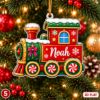 Picture of Personalized Kids Christmas Ornament 2026, Custom Name Ornament, Unicorn Ballerina Dinosaur Train Rocket, Christmas Gift for Kids 2026