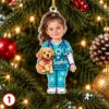 Picture of Personalized Kids Career Christmas Ornament 2026, Custom Photo & Name Ornament, Future Profession Gift, Child Keepsake Christmas Ornament