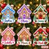 Picture of Personalized Gingerbread House Christmas Ornament 2026, Custom Name Ornament, Kids Christmas Gift, Family Holiday Keepsake, Stocking Stuffer