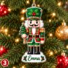 Picture of Personalized Nutcracker Christmas Ornament 2026, Custom Name Nutcracker Ornament, Kids Christmas Gift, Holiday Keepsake, Stocking Stuffer