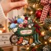 Picture of Personalized Gardener Christmas Ornament 2026, Custom Name Wheelbarrow Flower Garden Keepsake, Gardening Lover Gift, Gift for Gardener