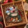 Picture of Personalized Gardener Christmas Ornament 2026, Custom Name Wheelbarrow Flower Garden Keepsake, Gardening Lover Gift, Gift for Gardener