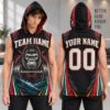 Picture of Personalized Gorilla Gym Sleeveless Hoodie, Custom Name Number Weightlifting Shirt, Bodybuilding Workout Hoodie, Gym Gift for Men