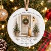 Picture of Personalized Dog Christmas Ornament 2026, Custom Pet Name Home Keepsake, Dog Lover Gift, Pet Memorial Ornament, Christmas Gift for Dog Mom