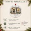 Picture of Personalized New Home Christmas Ornament 2026, Custom House Address Keepsake, First Christmas in New Home Gift, Housewarming Gift for Couple
