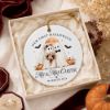 Picture of Personalized Halloween Wedding Ornament 2026, Custom Couple Names Married Keepsake, First Halloween Together Gift, Newlywed Halloween Gift