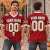 Picture of Personalized Halloween Jersey, Custom Name Number Sports Jersey, Skull Skeleton Team Shirt, Spooky Jersey, Halloween Gift for Men
