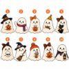 Picture of Personalized Halloween Garden Flag, Custom Family Boo Crew Flag, Kids Name Ghost Yard Decor, Cute Halloween Porch Flag, Family Gift