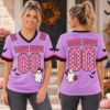 Picture of Personalized Pink Halloween Jersey, Custom Name Number Sports Jersey, Cute Ghost Team Shirt, Spooky Season Jersey, Halloween Gift Jersey