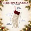 Picture of Personalized Embroidered Christmas Home Stocking, Custom Name Knit Stocking, Christmas House Embroidery, Family Holiday Stocking Gift 2026