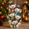 Picture of Personalized Bear Family Ornament, Custom Name Christmas Acrylic Ornament, Polar Bear Family Tree Decor, Cute Holiday Keepsake Gift 2026