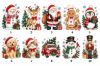 Picture of Personalized Christmas Stocking, Custom Name Kids Stocking, Snowman Reindeer Santa Gingerbread Stocking, Family Holiday Gift 2026