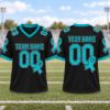 Picture of Personalized Ovarian Cancer Awareness Jersey, Custom Name Number Teal Ribbon Shirt, Ovarian Cancer Support Team Jersey, Gift 2026 Support