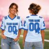 Picture of Personalized Blue Ribbon Type 1 Diabetes Awareness Jersey, Custom Name Cancer Support Shirt, Colon Cancer Team Jersey, Survivor Gift 2026