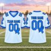 Picture of Personalized Blue Ribbon Type 1 Diabetes Awareness Jersey, Custom Name Cancer Support Shirt, Colon Cancer Team Jersey, Survivor Gift 2026