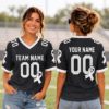 Picture of Personalized Lung Cancer Awareness Jersey, Custom Name Number White Ribbon Shirt, Lung Cancer Support Team Jersey, Survivor Gift 2026