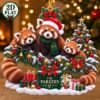 Picture of Red Panda Family Ornament, Personalized Christmas Acrylic Ornament, Custom Name Animal Tree Decor, Cute Woodland Holiday Keepsake Gift 2026