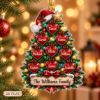 Picture of Personalized Christmas Tree Ornament, Family Name Keepsake Ornament, Custom Heart Name Acrylic Holiday Decor, Family Christmas Gift 2026