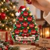 Picture of Personalized Christmas Tree Ornament, Family Name Keepsake Ornament, Custom Heart Name Acrylic Holiday Decor, Family Christmas Gift 2026