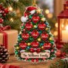 Picture of Personalized Christmas Tree Ornament, Family Name Keepsake Ornament, Custom Heart Name Acrylic Holiday Decor, Family Christmas Gift 2026