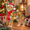 Picture of Cheetah Christmas Ornament, Personalized Cheetah Acrylic Ornament, Custom Name Safari Tree Decor, Unique Wildlife Holiday Gift 2026