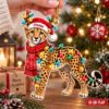 Picture of Cheetah Christmas Ornament, Personalized Cheetah Acrylic Ornament, Custom Name Safari Tree Decor, Unique Wildlife Holiday Gift 2026